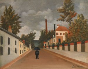 Vue Des Environs De Paris by Henri Rousseau Oil Painting