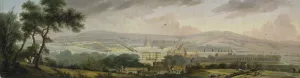 View of the back of a Palace by Henri Sallembier Oil Painting