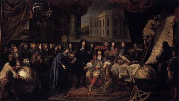 Colbert Presenting the Members of the Royal Academy of Sciences to Louis XI