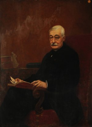 Victor Diancourt, maire de Reims, 1898 by Henri Thierot Oil Painting