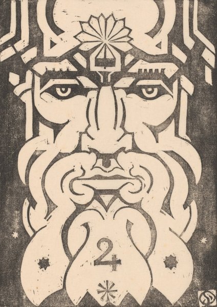 Main Product Photo of Jupiter  Painting by Henri Van Der Stok