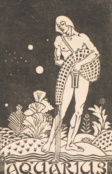 Main Product Photo of Sterrenbeeld waterman  Painting by Henri Van Der Stok