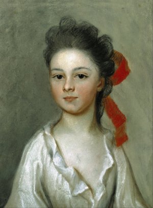 Henriette Charlotte Chastaigner by Henrietta De Beaulieu Dering Johnston Oil Painting
