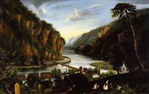 Harper's Ferry Oil painting by Henrietta McKenney
