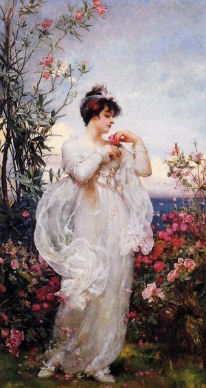Spring Oil painting by Henrietta Rae Normand