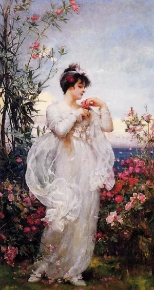 Spring by Henrietta Rae Normand - Oil Painting Reproduction