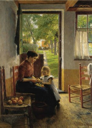 Mother's Little Helper by Henrik Nordenberg Oil Painting