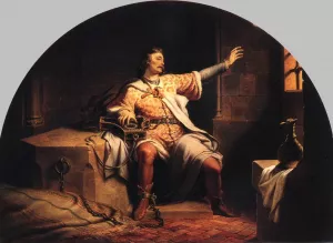 King Solomon in the Prison by Henrik Weber - Oil Painting Reproduction