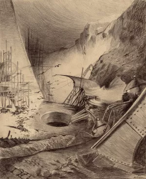 Dead Martians Oil painting by Henrique Alvim Correa