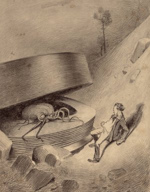 Martian Emerges by Henrique Alvim Correa Oil Painting