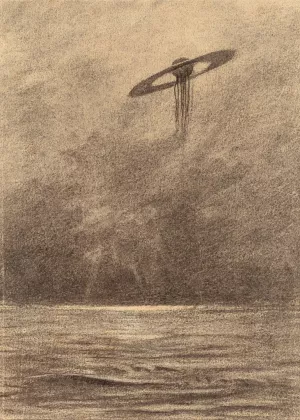 Martian Flying Machine by Henrique Alvim Correa Oil Painting