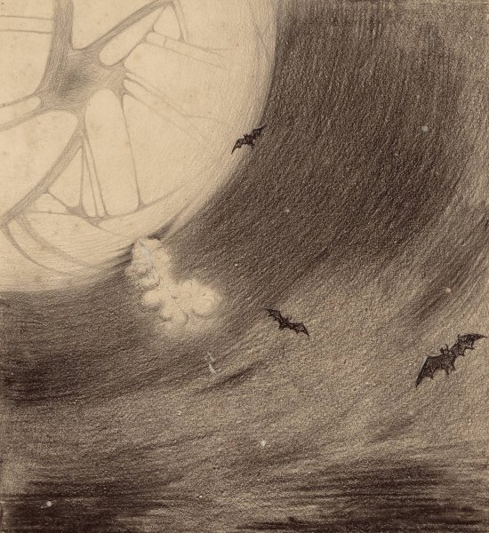 Martians Head Toward Earth  by Henrique Alvim Correa - Hand-Painted Oil Painting Reproduction