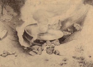 Martians Land by Henrique Alvim Correa Oil Painting