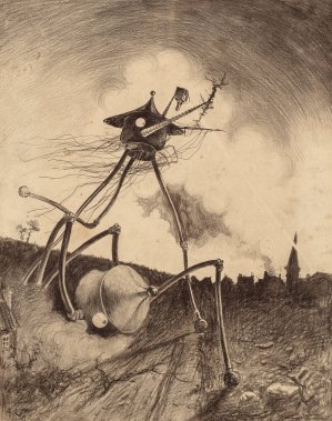 Martians on the Move by Henrique Alvim Correa Oil Painting