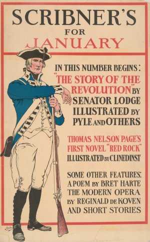 Scribner's for January. In this number begins; the story of the revolution by Senator Lodge by Henry Alexander Ogden Oil Painting