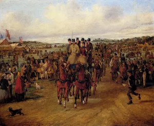 Going To The Derby by Henry Alken - Oil Painting Reproduction