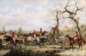 The End of the Chase by Henry Alken Oil Painting
