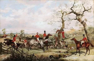 The End of the Chase by Henry Alken Oil Painting