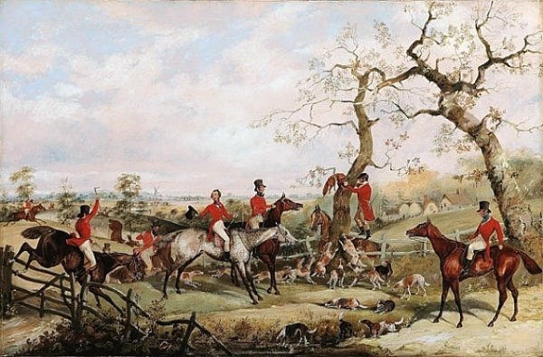 Main Product Photo of The End of the Chase  Painting by Henry Alken