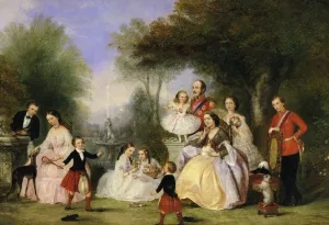 The Royal Family painting by Henry Andrews