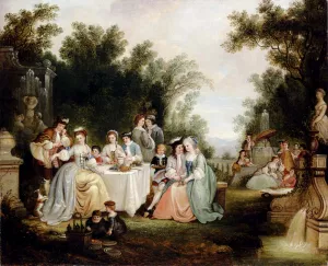 The Wedding Feast by Henry Andrews Oil Painting