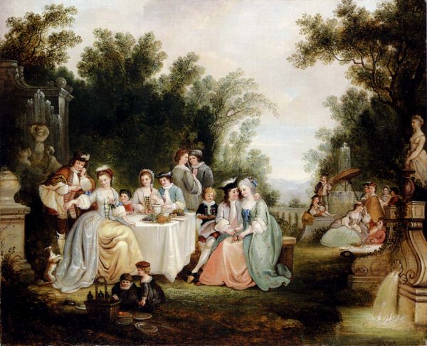 The Wedding Feast by Henry Andrews - Hand-Painted Oil Painting Reproduction