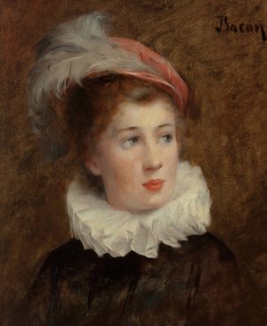 Portrait of a Young Boy by Henry Bacon Oil Painting