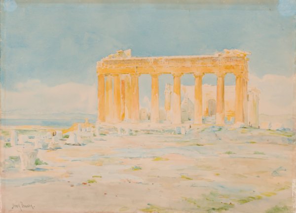Main Product Photo of The Parthenon, East Facade Painting by Henry Bacon