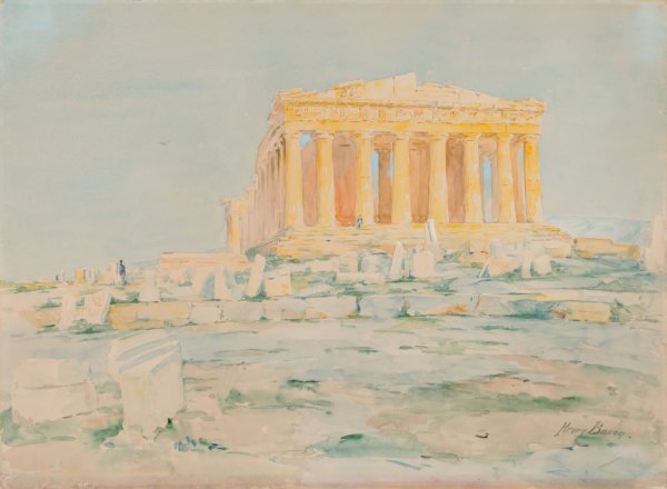 Main Product Photo of The Parthenon, West Facade Painting by Henry Bacon