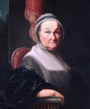 Mrs. Benjamin Simons Oil painting by Henry Benbridge