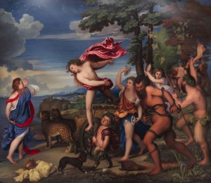 Bacchus and Ariadne by Henry Bone Oil Painting