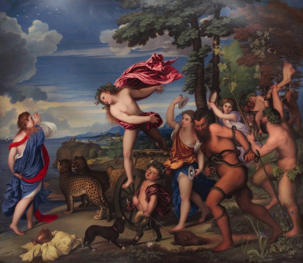 Bacchus and Ariadne  by Henry Bone - Hand-Painted Oil Painting Reproduction