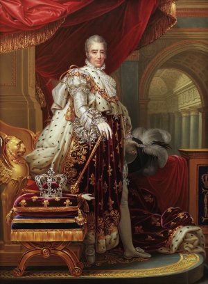Charles X by Henry Bone Oil Painting