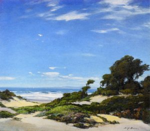 Coast of Carmel Oil painting by Henry Breuer