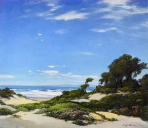 Coast of Carmel Oil painting by Henry Breuer
