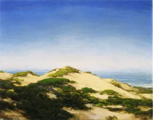 Sand Dunes, Carmel painting by Henry Breuer