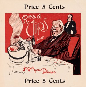 Read Clips and forget your dinner Oil painting by Henry Brevoort Eddy