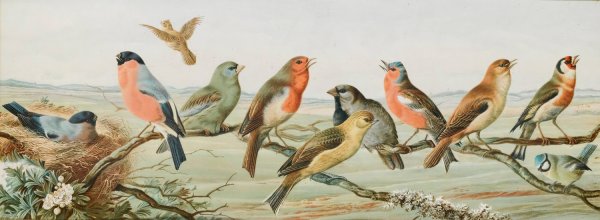 An English Team  by Henry Bright - Hand-Painted Oil Painting Reproduction