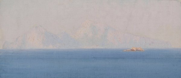 Capri  by Henry Brokman - Hand-Painted Oil Painting Reproduction