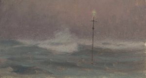 Croix Et Vague, Bretagne by Henry Brokman Oil Painting