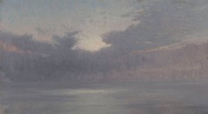 Eclaircie sur la mer by Henry Brokman Oil Painting