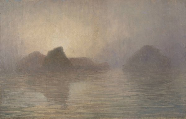 Insulae Syrenum, etude  by Henry Brokman - Hand-Painted Oil Painting Reproduction