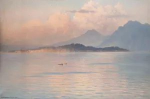 Lac Majeur, Pallanza Oil painting by Henry Brokman