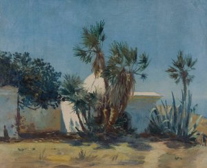 L'Oasis by Henry Brokman Oil Painting