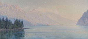 Monte Baldo by Henry Brokman Oil Painting