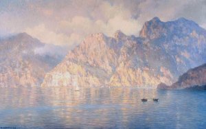Torbole by Henry Brokman Oil Painting