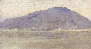 Trapani, Monte San Giuliano by Henry Brokman Oil Painting