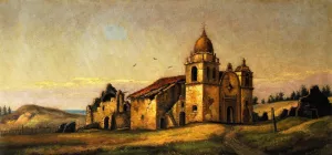 San Carlos Mission Carmel Mission by Henry Chapman Ford Oil Painting