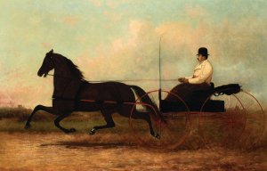 Chariot by Henry Collins Bispham Oil Painting