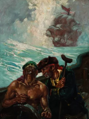 Conspiracy by Henry Cruse Murphy Oil Painting